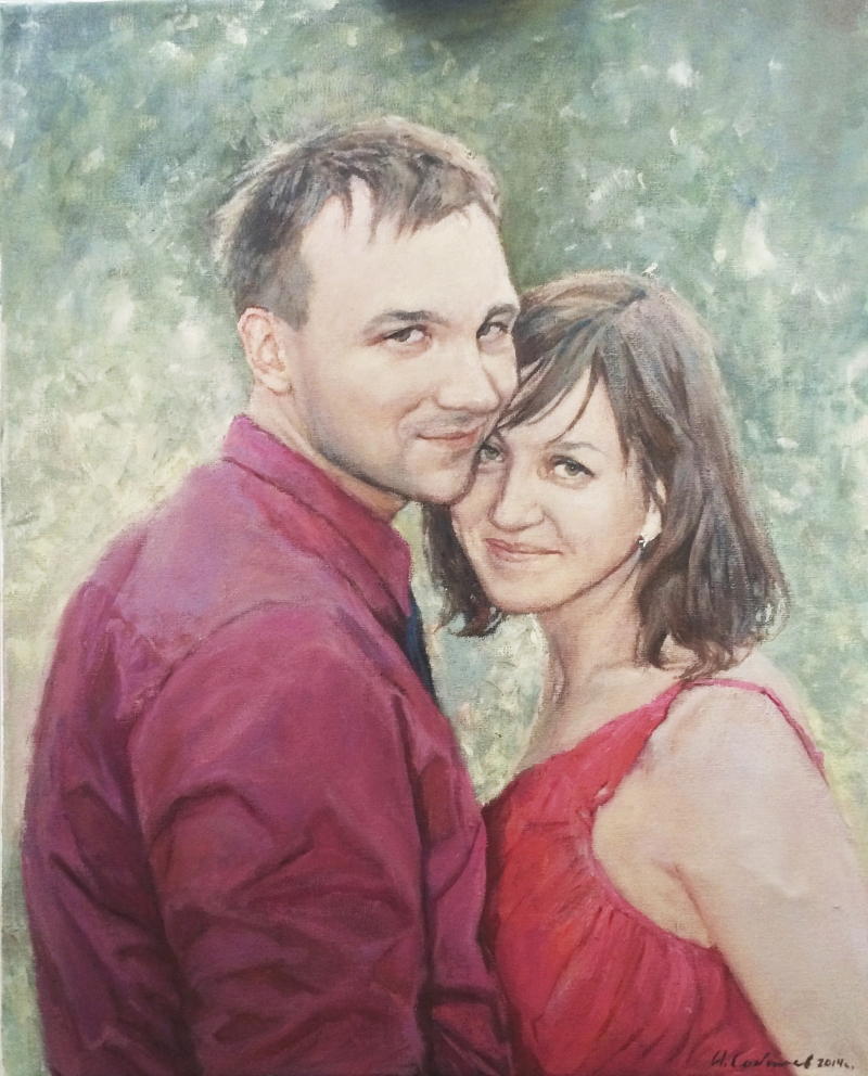 .Портреты на заказ 3200р.