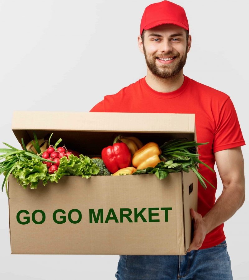 GO GO MARKET ДОСТАВКА ПРОДУКТОВ И ТОВАРОВ ЗА 30 МИН