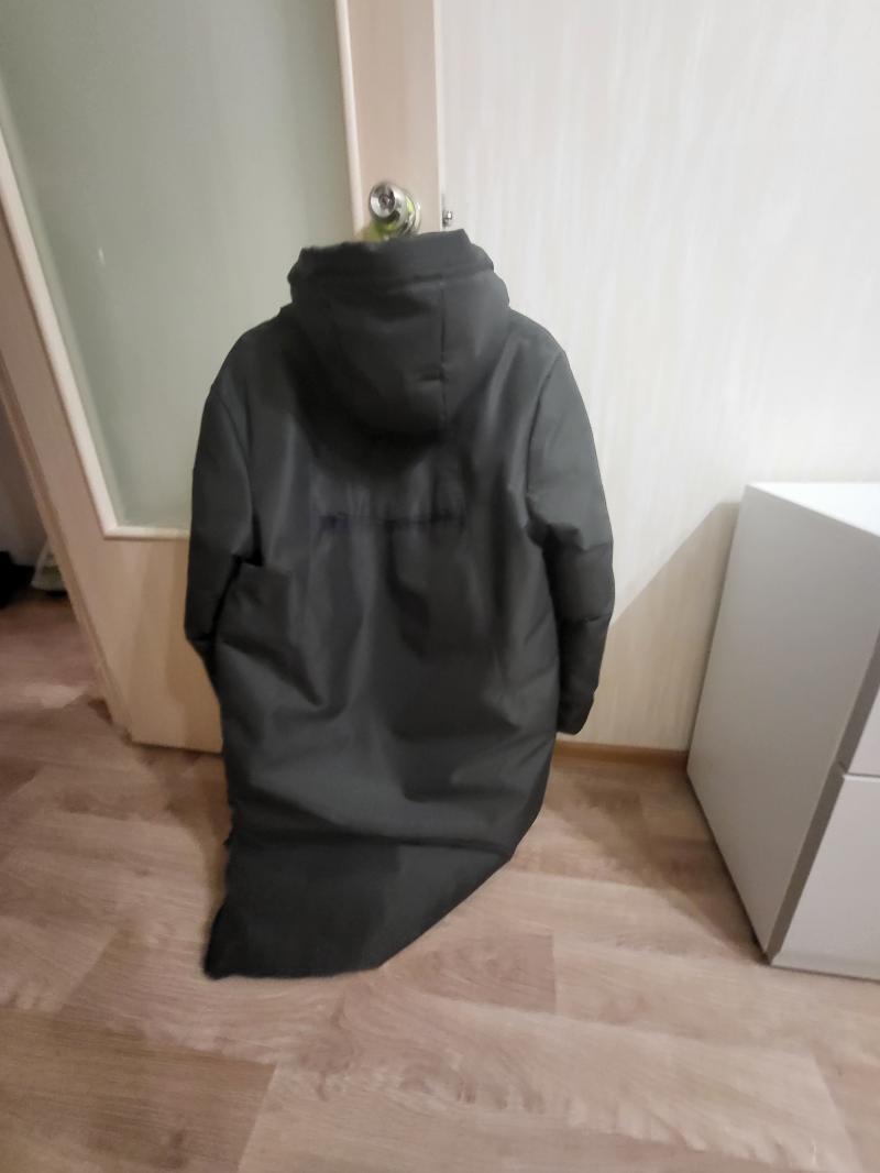 тёплый пуховик на худого высокого подростка