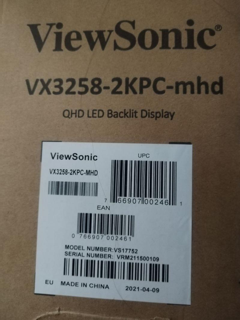     Viewsonic VX3258-2KPC-MHD, 32", 2K